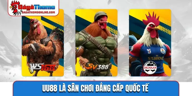 UU88 là sân chơi đẳng cấp quốc tế